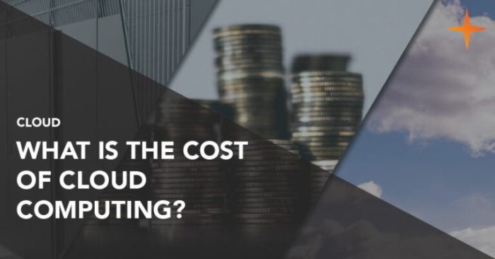 What are the costs of cloud computing?